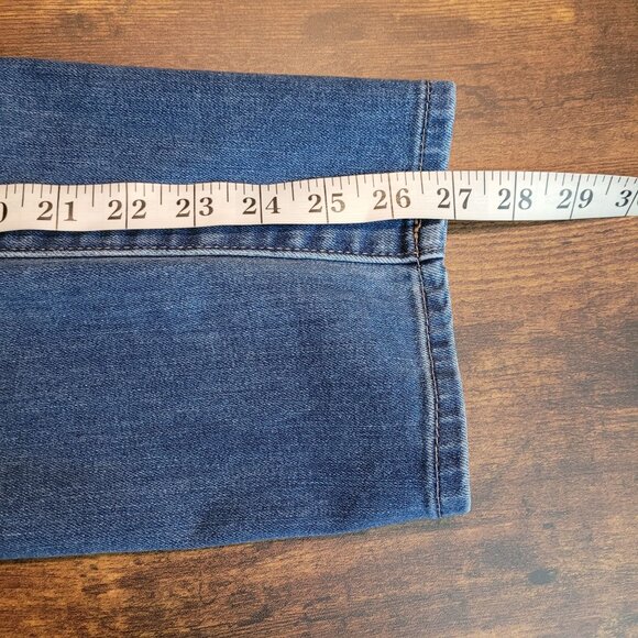 Levi's Jeans Size 31 Boyfriend Mid Rise Medium Light Wash Stretch Denim - Picture 10 of 12